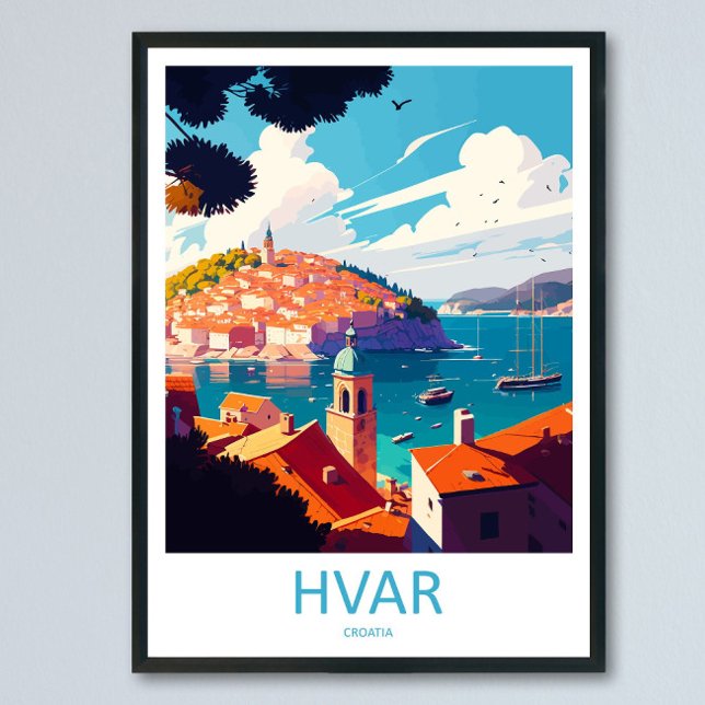 Hvar Impression de voyage Hvar Décoration intérieu (Créateur téléchargé)