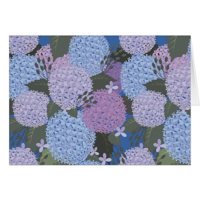 Hydrangea. (Devant horizontal)