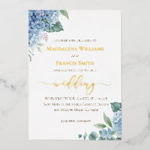 Hydrangea aquarelle | Invitation de mariage