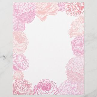 Hydrangea et papeterie Mariage Rose