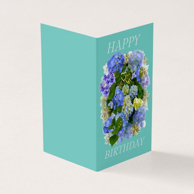 HYDRANGEA FLEURS JOYEUX ANNIVERSAIRE (Outside)