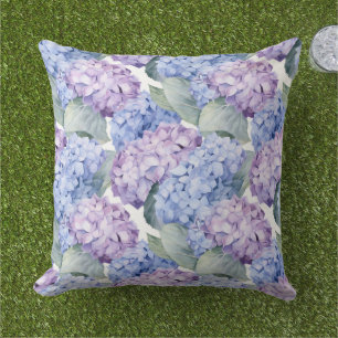 Hydrangea Floral Coussin extérieur