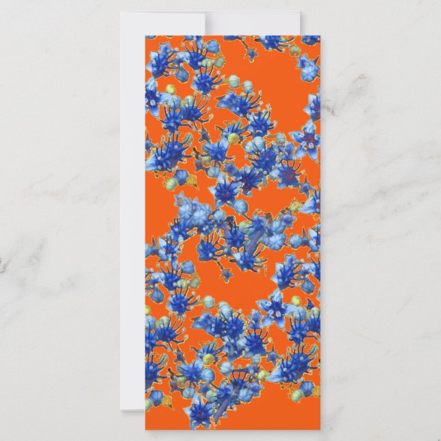 hydrangea orange et bleu (Devant)