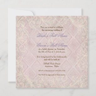 Hydrangea Swirl rose - Invitation Fête de l'mariée