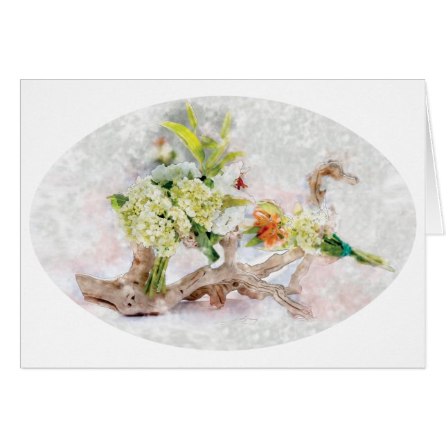 Hydrangeas Bella Aquarelle Design Par Ana Berger (Devant horizontal)