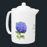 Hydrangée bleue<br><div class="desc">Une belle peinture originale d'une variété "Blue Heaven" de fleurs d'Hydrangea du jardin des artistes, faite dans le style d'une vintage aquarelle botanique, mais avec un look moderne - ce n'est pas une reproduction vintage! Artellus Artworks présente des peintures et des designs originaux, protégés par des droits d'auteur et qui...</div>