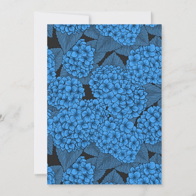 Hydrangée bleue (Devant)