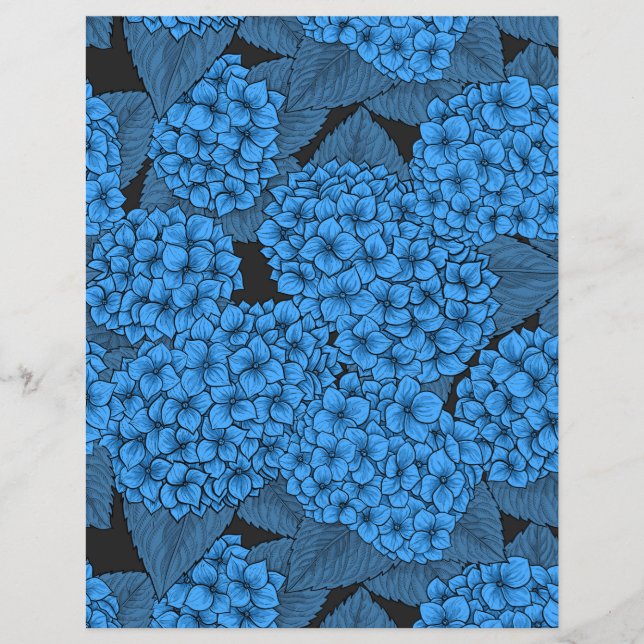 Hydrangée bleue (Devant)