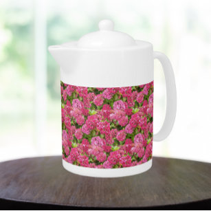 Hydrangée rose fleurit motif floral