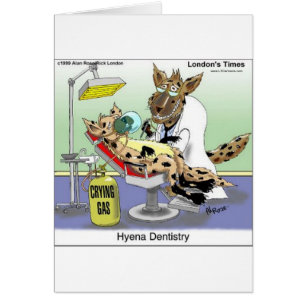 Hyena Dentistres Cadeaux Tee - shirt Cartes de Mug
