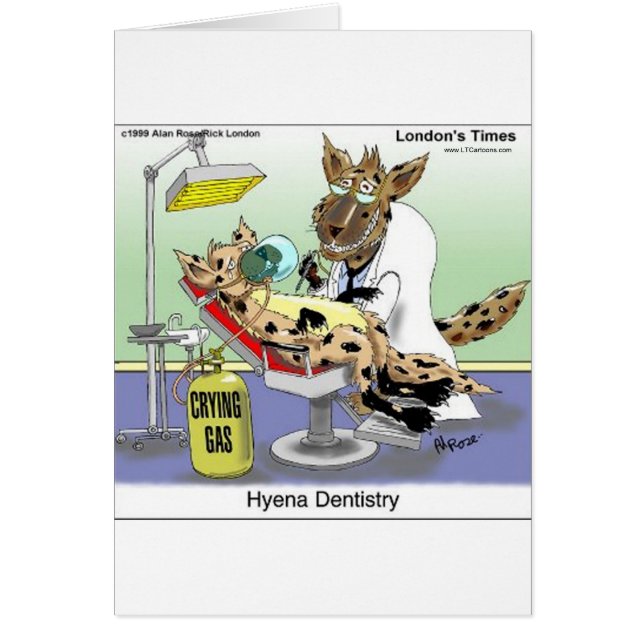 Hyena Dentistres Cadeaux Tee - shirt Cartes de Mug (Devant)