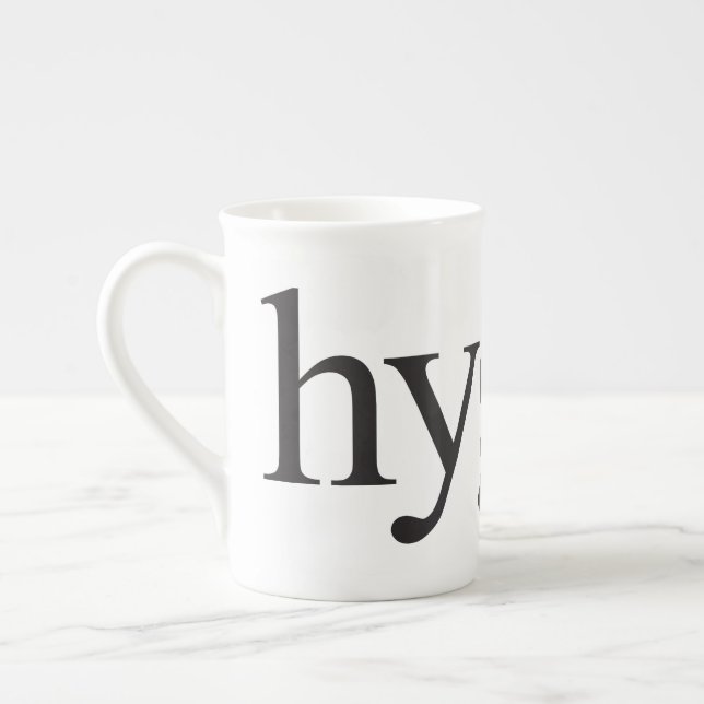 Hygge Black and White Specialty Mug (Gauche)