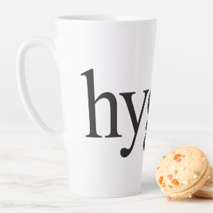 Hygge Mug en latte noir et blanc