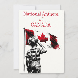 hymne national du CANADA LYRICS