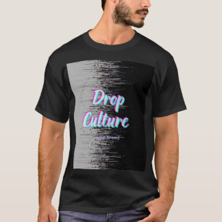 Hype Streetwear T-shirt noir unisexe Drop