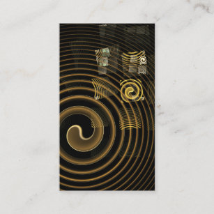 Hypnose Carte de visite d'art Abstrait