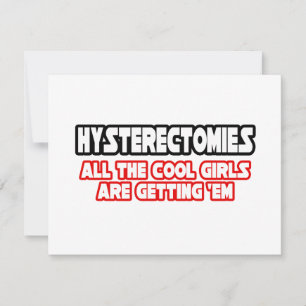 Hystérectomies...Filles Cool