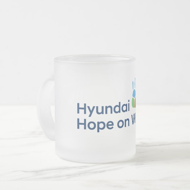 Hyundai Hope on Wheels Frosted Coffee Mug (Devant gauche)