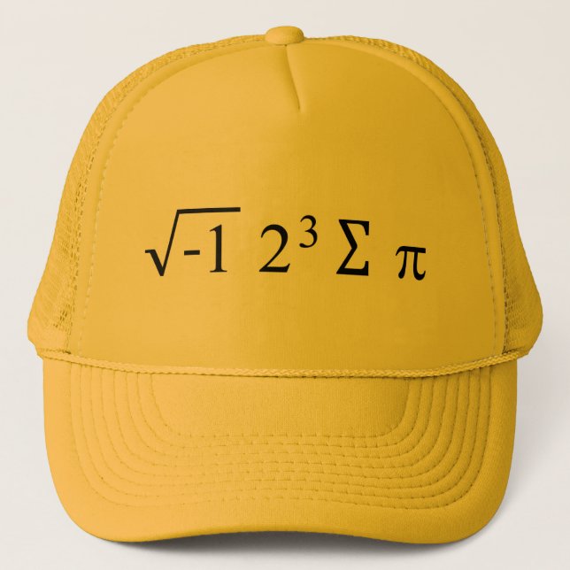 i 8 sum pi - J'ai mangé du Casquette de formule de (Devant)