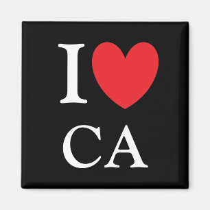 I aimant de la Californie de coeur