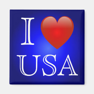 I aimant des Etats-Unis de coeur