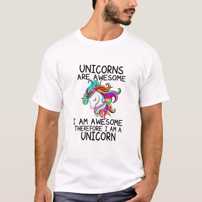 i am a unicorn T-Shirt (Devant)