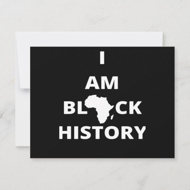 I Am Black History - Black History Month Classic (Devant)