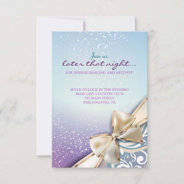 I AM DEVINE Bat mitzvah Invitation (Devant)