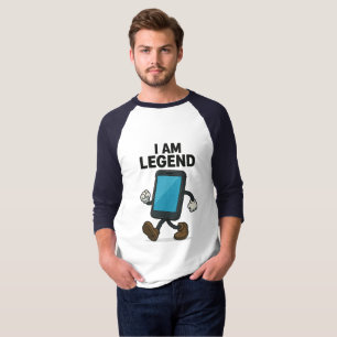 I am legend  funny quote T-shirt /cool graphic tee
