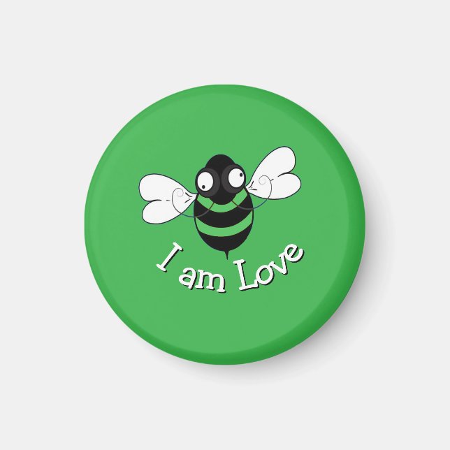I Am Love Bee Magnet (Devant)