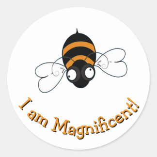 I Am Magnificent Round Sticker