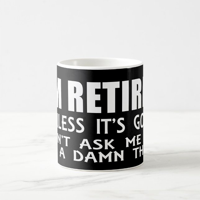 I Am Retired Unless It Is Golf Coffee Mug (Créateur téléchargé)