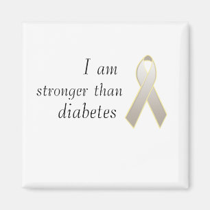 I am stronger than diabetes magnet