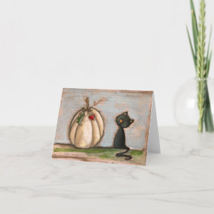 I automne de coeur - cartes pour notes vides