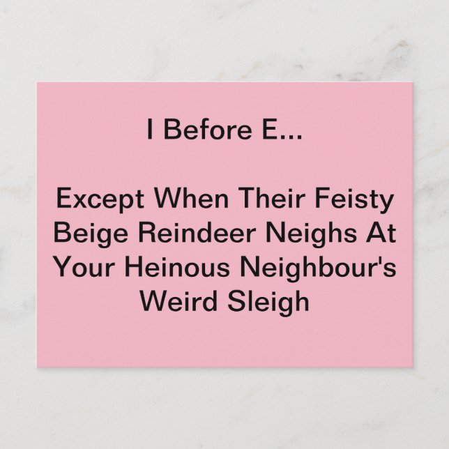 I Avant E Carte postale (Devant)