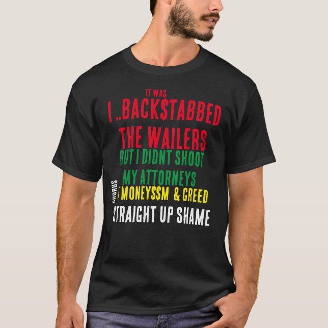 I BACKSTAB .. T-shirt basique foncé (Devant)