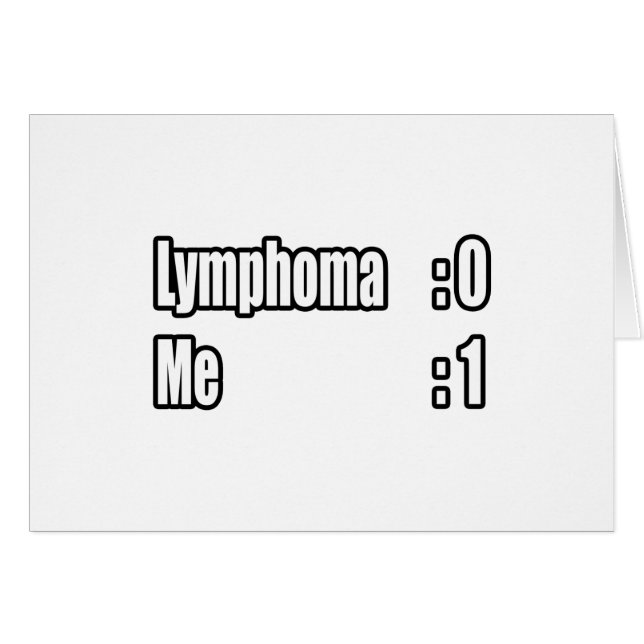 I Beat Lymphoma (Scoreboard) (Devant horizontal)