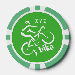 i Bike jetons de poker sur mesure