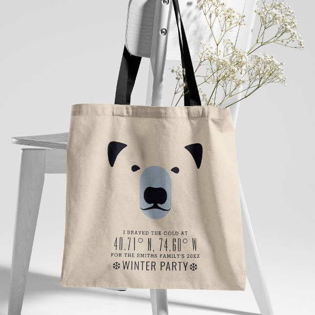 I Braved The Cold to Party! | Funny  Tote Bag (Créateur téléchargé)