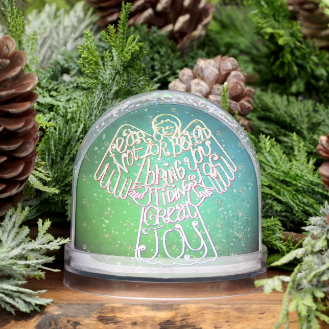 "I bring you tidings of great joy"Snow Globe (Hiver)