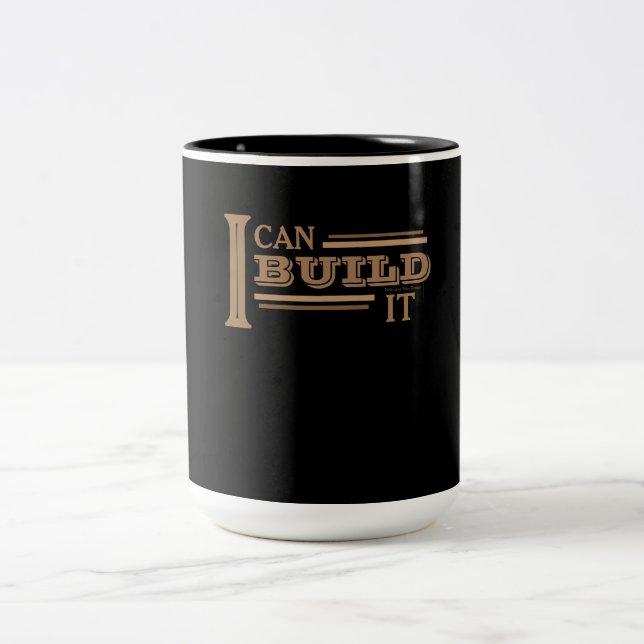 I Can Build It Coffee Mug (Black) (Centre)