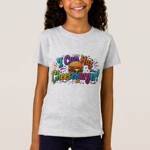 I Can Haz Cheeseburger? – T-Shirt Chat Mignon Drôl