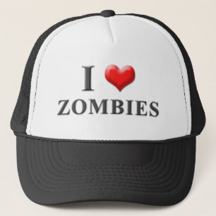 I casquette 001 de zombis de coeur