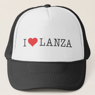I casquette de camionneur de Lanza de coeur
