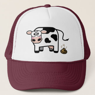 I casquette drôle de vache à Pooped