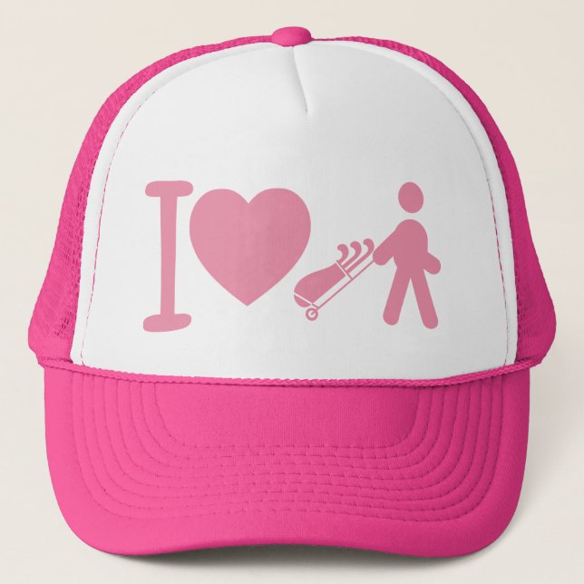 I casquette rose de la boule de femmes blanches (Devant)