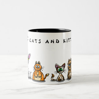 I ❤️ CATS et KITTENS mug