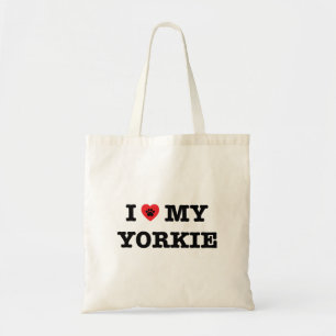 I coeur mon sac fourre-tout à Yorkie