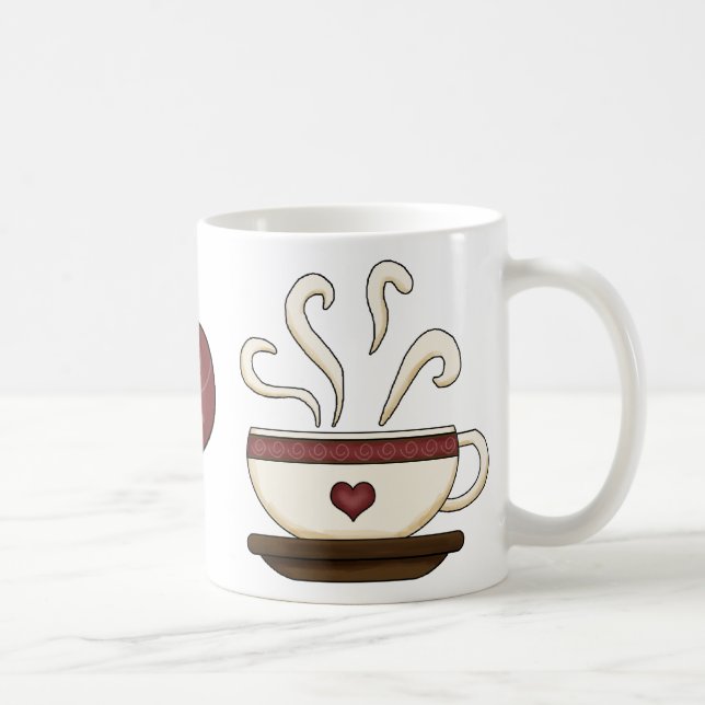 I [Coeur] Mug de café (Droite)