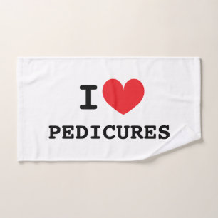 I coeur pédicures Don de serviette